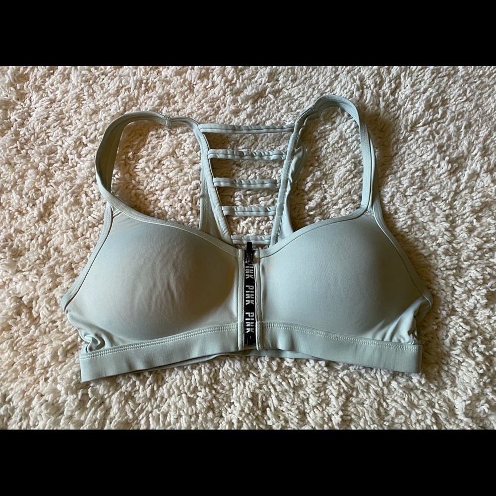 Pink Victoria’s Secret sports bra size small